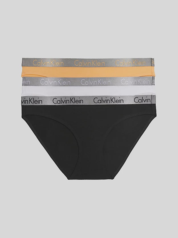 Calvin Klein | 3 Pack Bikini Brief | Orange/Black/White