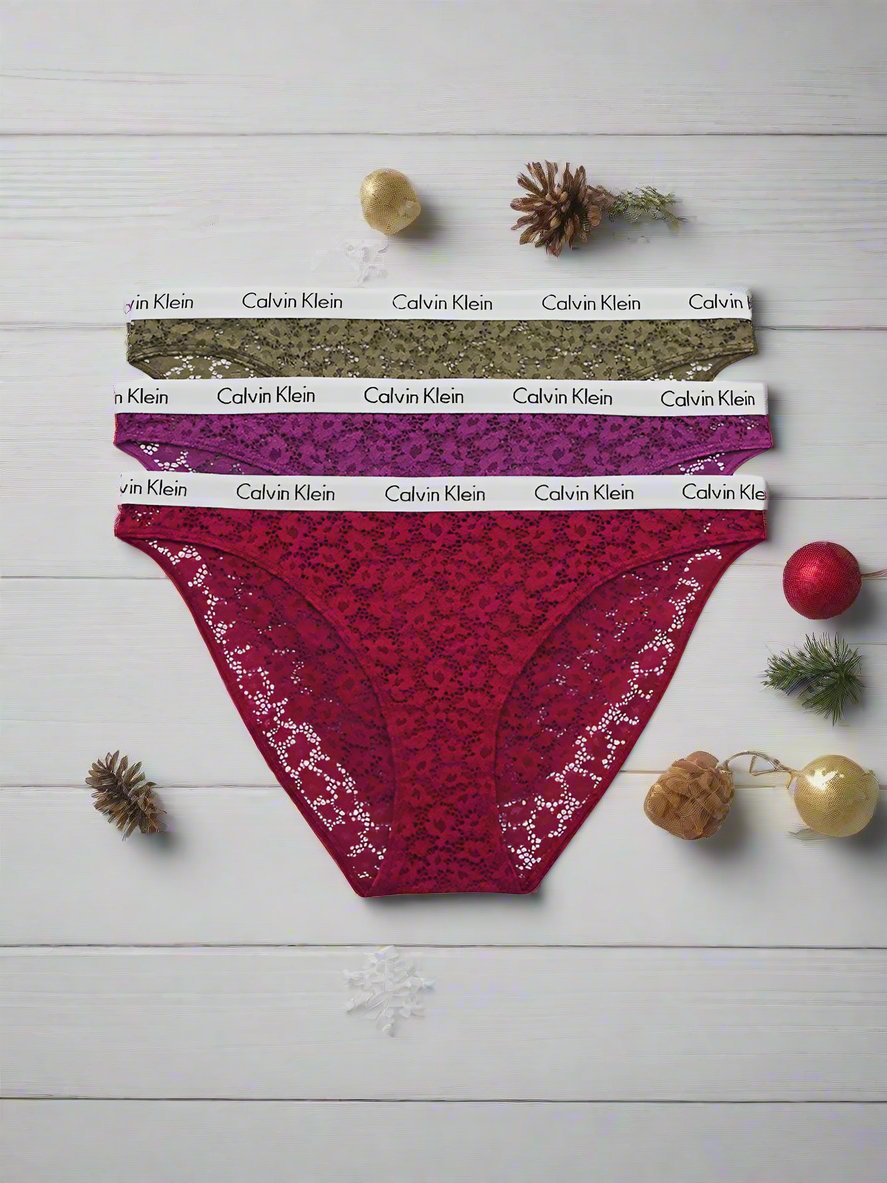 Calvin Klein | 3 Pack Bikini Brief | Plum
