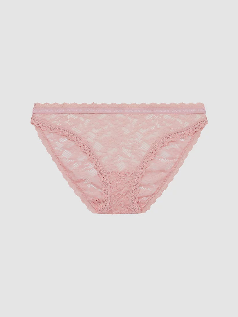 Calvin Klein | CK One Lace Brief | Pink Shell