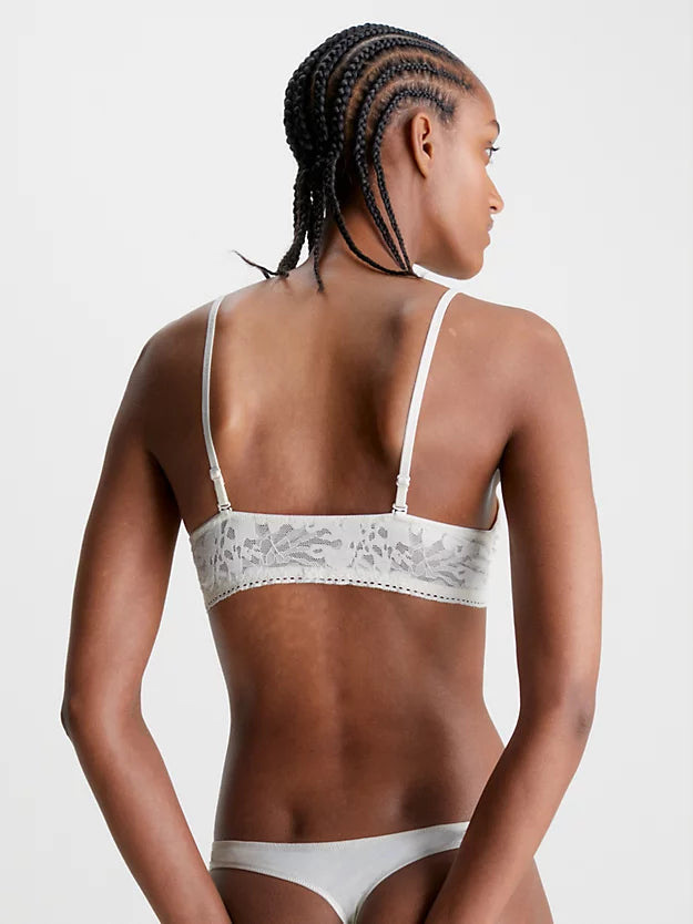 Calvin Klein | Soft Lace Bralette | Ivory