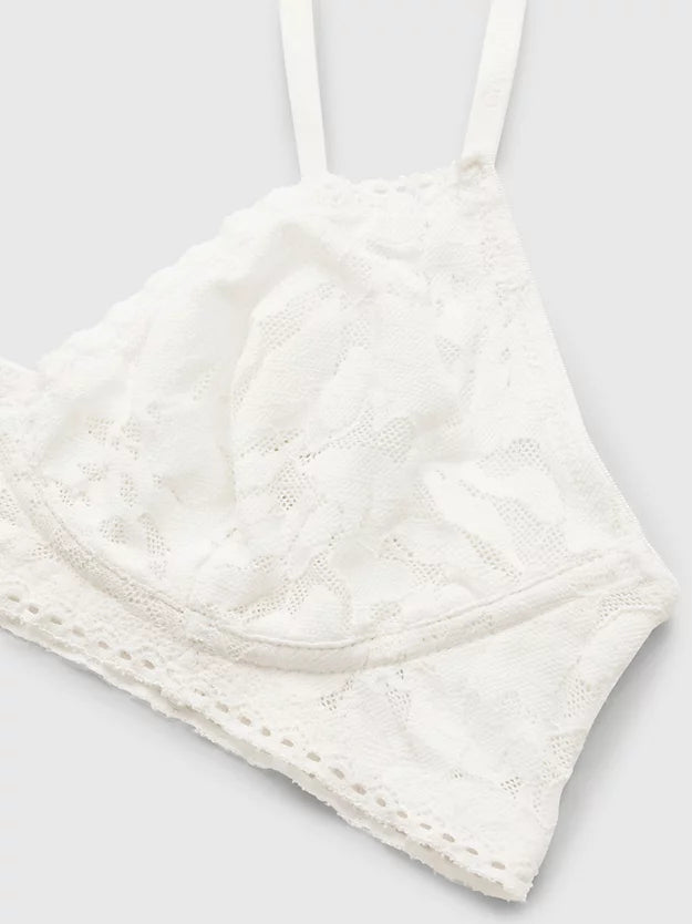 Calvin Klein | Soft Lace Bralette | Ivory