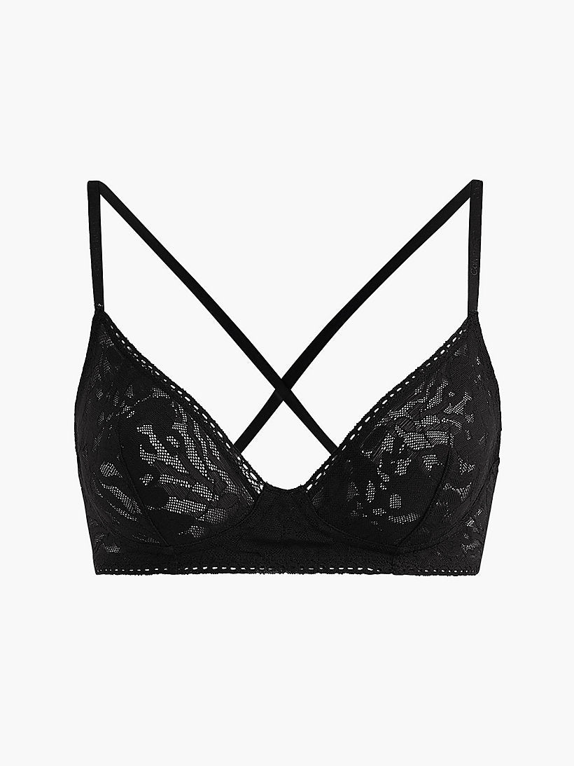 Calvin Klein | Soft Lace Bralette | Black