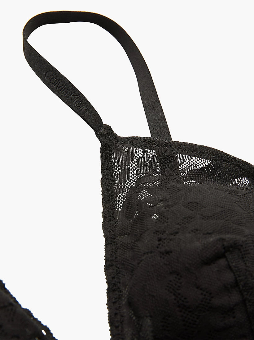 Calvin Klein | Plunge Bra Soft Lace | Black