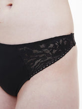 Load image into Gallery viewer, Calvin Klein | Soft Lace Thong | Black
