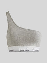 Load image into Gallery viewer, Calvin Klein | One Shoulder Bralette Modern Cotton | Grey
