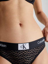 Load image into Gallery viewer, Calvin Klein | Ck96 Lace Thong | Black
