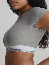 Load image into Gallery viewer, Calvin Klein | T-Shirt Bralette | Grey Heather
