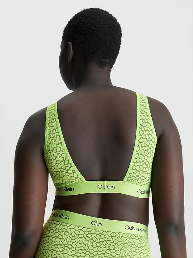 Calvin Klein | CK96 Unlined Bralette | Fab Green