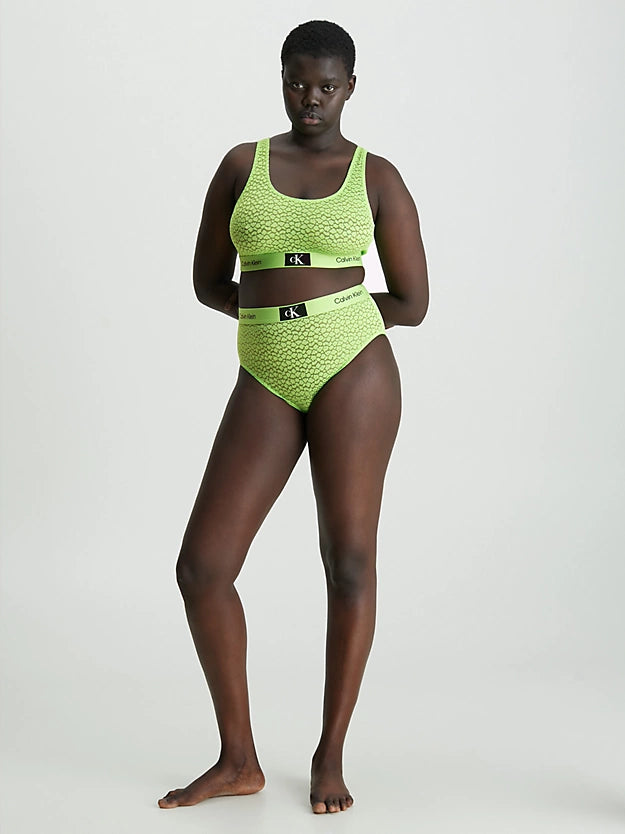 Calvin Klein | CK96 Unlined Bralette | Fab Green