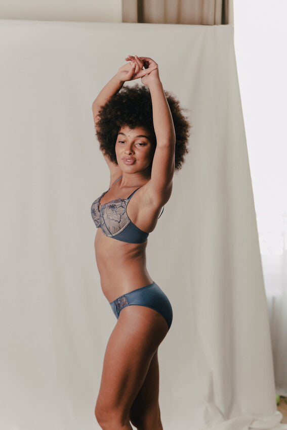 Maison Lejaby | Flora  Brief | Blue