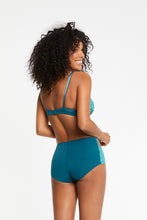 Load image into Gallery viewer, Maison Lejaby | Fleur Ikat High Waisted Brief | Sea Blue
