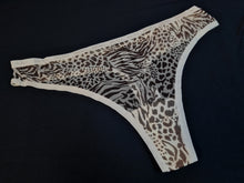 Load image into Gallery viewer, DKNY | Mesh Thong | Animal Print
