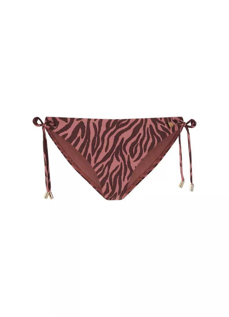 BeachLife | Zebra Side Tie Bikini Bottom