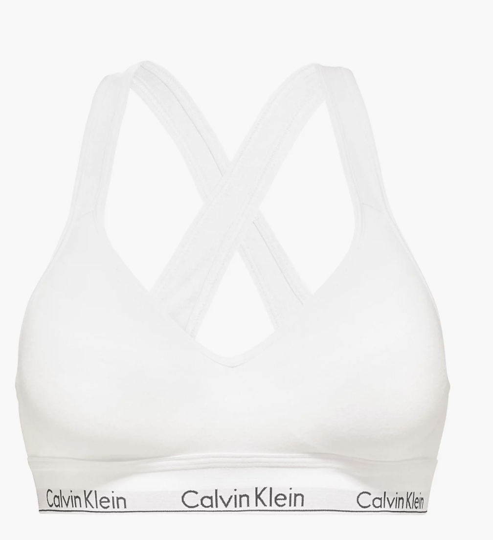 Calvin Klein | Modern Cotton Moulded Bralette | White
