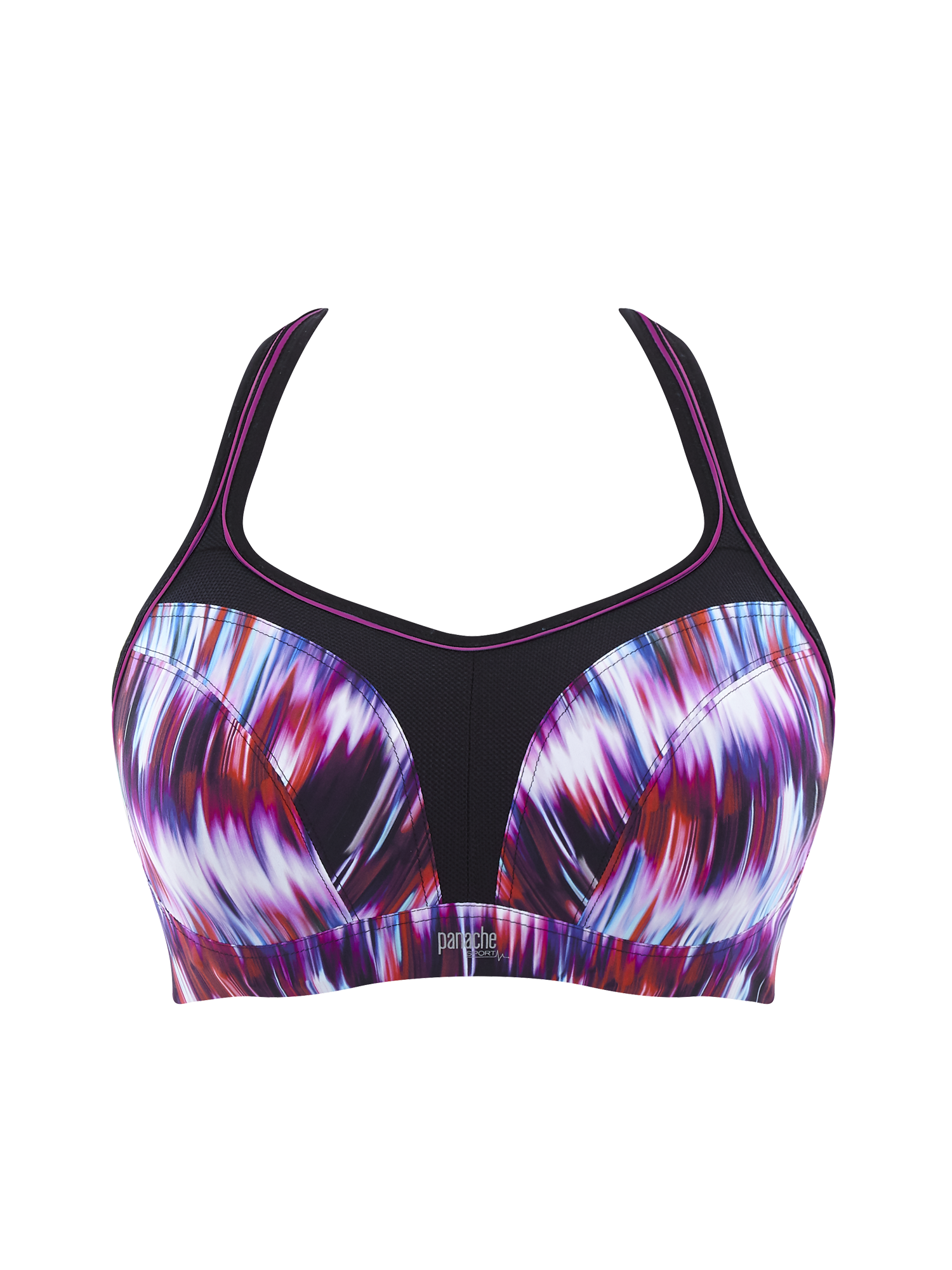 Panache | Wired Sports Bra | Digital Stripe