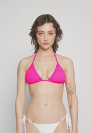 Puma | Triangle Bikini Top | Neon Pink