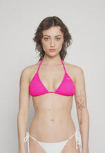 Load image into Gallery viewer, Puma | Triangle Bikini Top | Neon Pink
