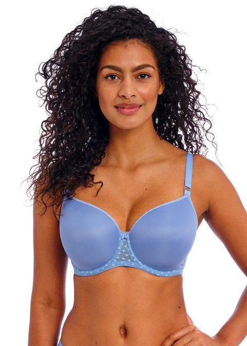 Freya | Starlight T Shirt Bra | Cornflour