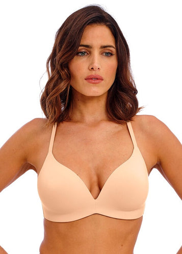 Camio Mio Push-up Plunge Bra In Hazel,barely There