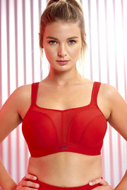Panache | Wired Sports Bra | Fiery Red