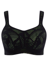 Load image into Gallery viewer, Panache | Wired Sports Bra | Black / Lime
