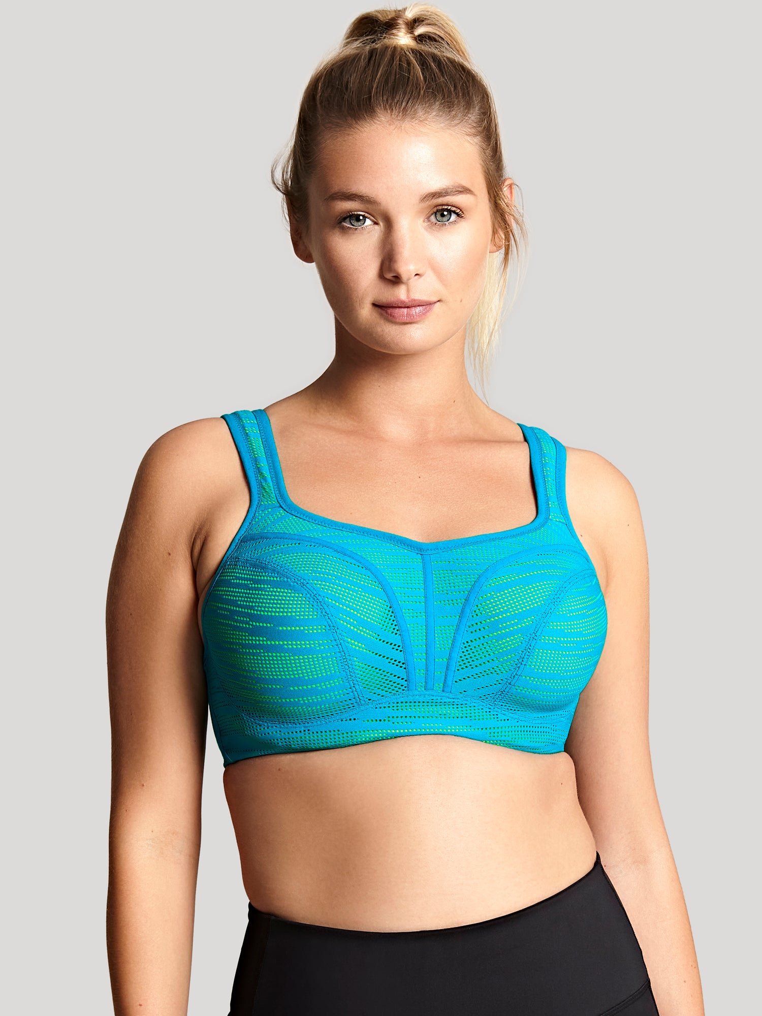 Panache | Wired Sports Bra | Teal / Lime