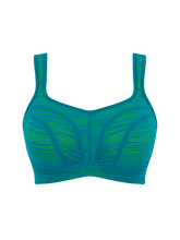 Load image into Gallery viewer, Panache | Wired Sports Bra | Teal / Lime
