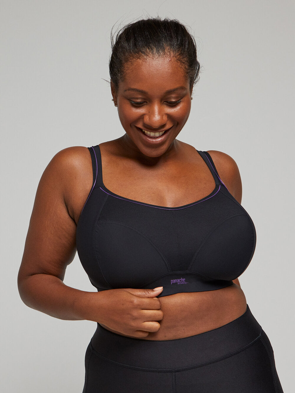 Panache | Sports Non Wired Bra | Black