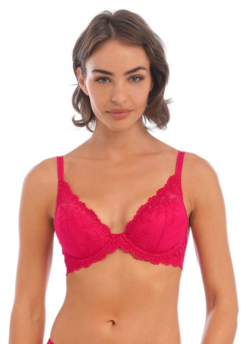 Wacoal | Embrace Lace Plunge | Persian Red