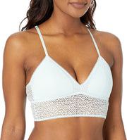 DKNY |  Modern Lace Racerback Bralette | White