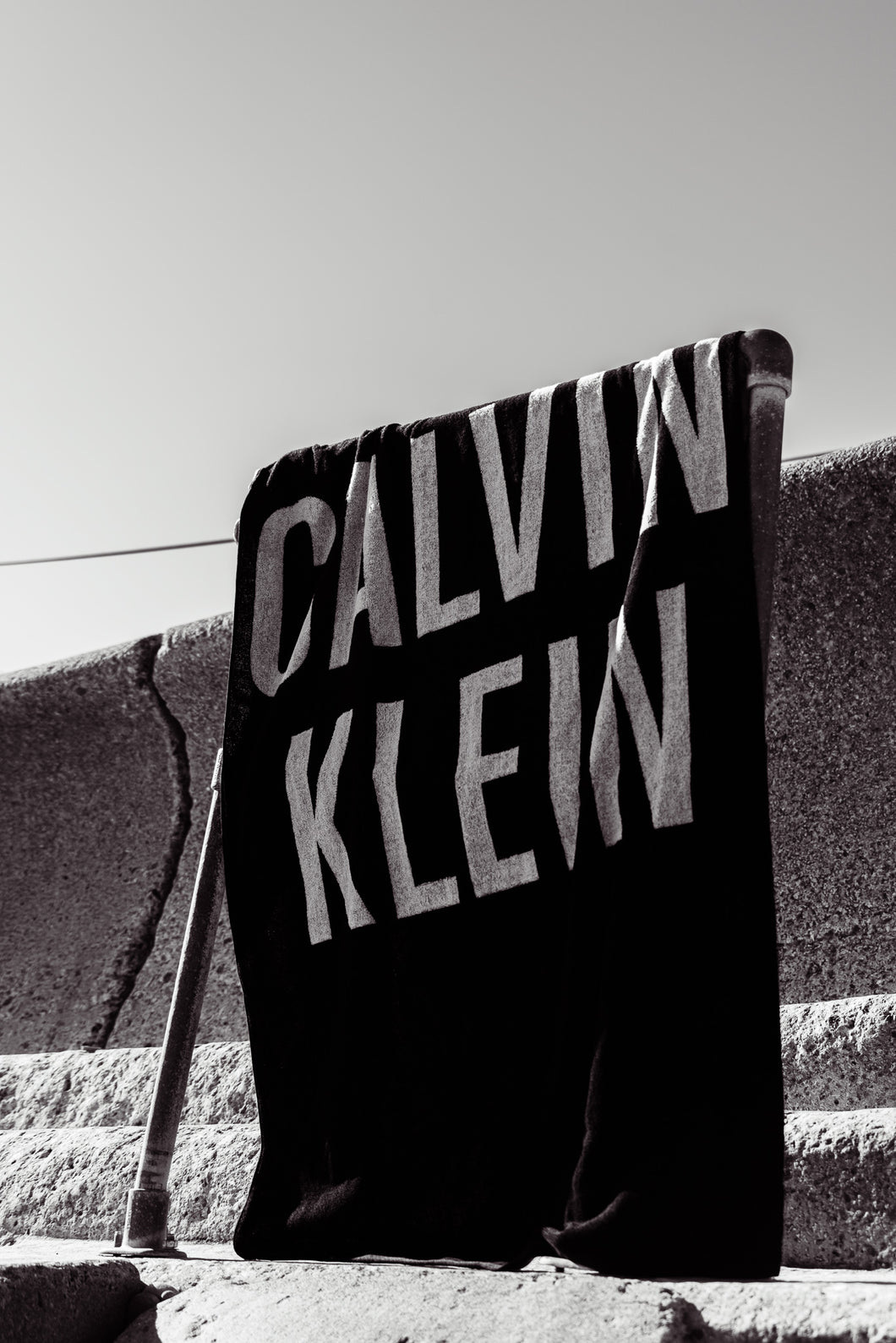 Calvin Klein | Beach Towel | Black