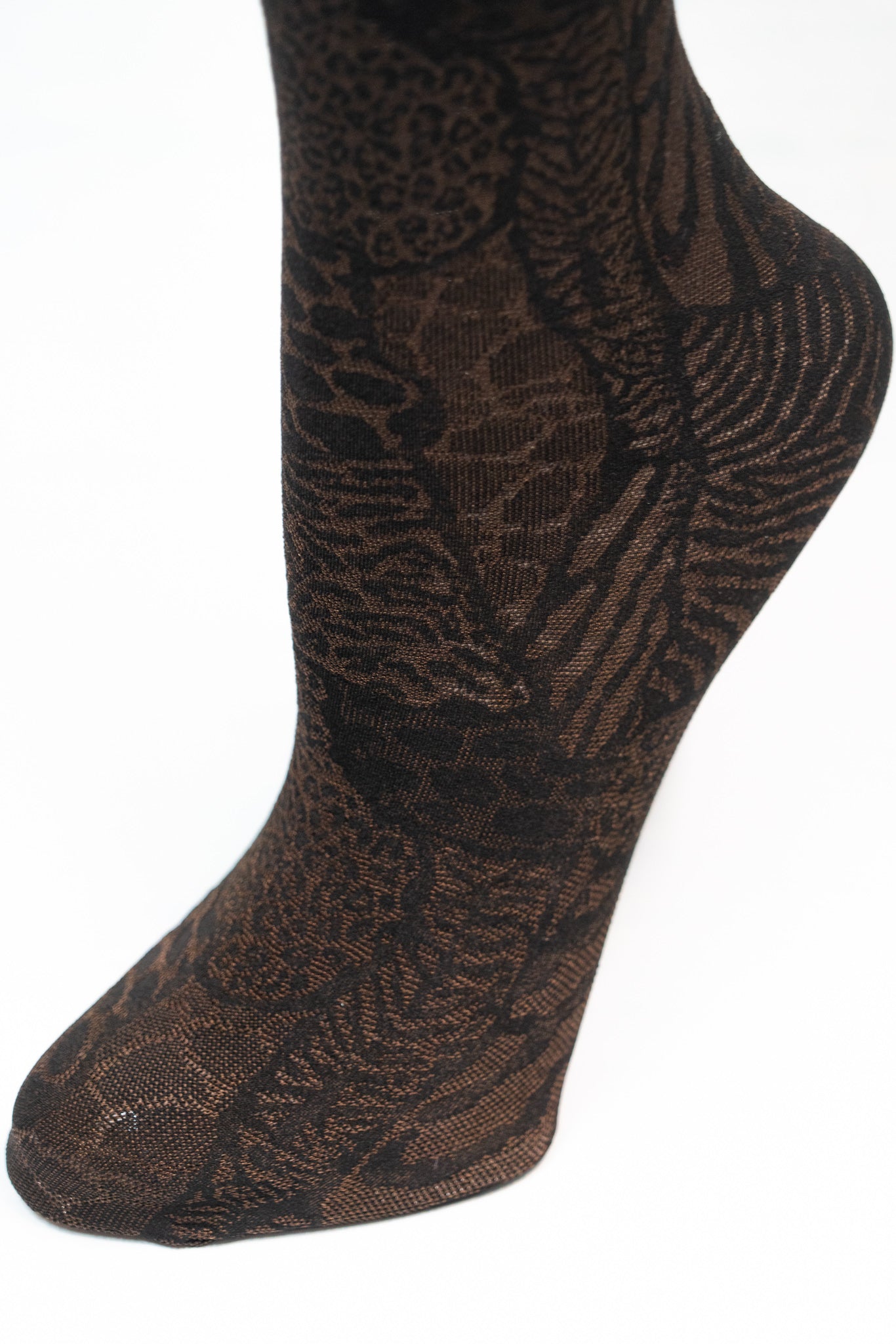 Trasparenze | Thyme Knee High Socks | Brown