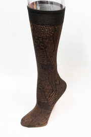 Trasparenze | Thyme Knee High Socks | Brown