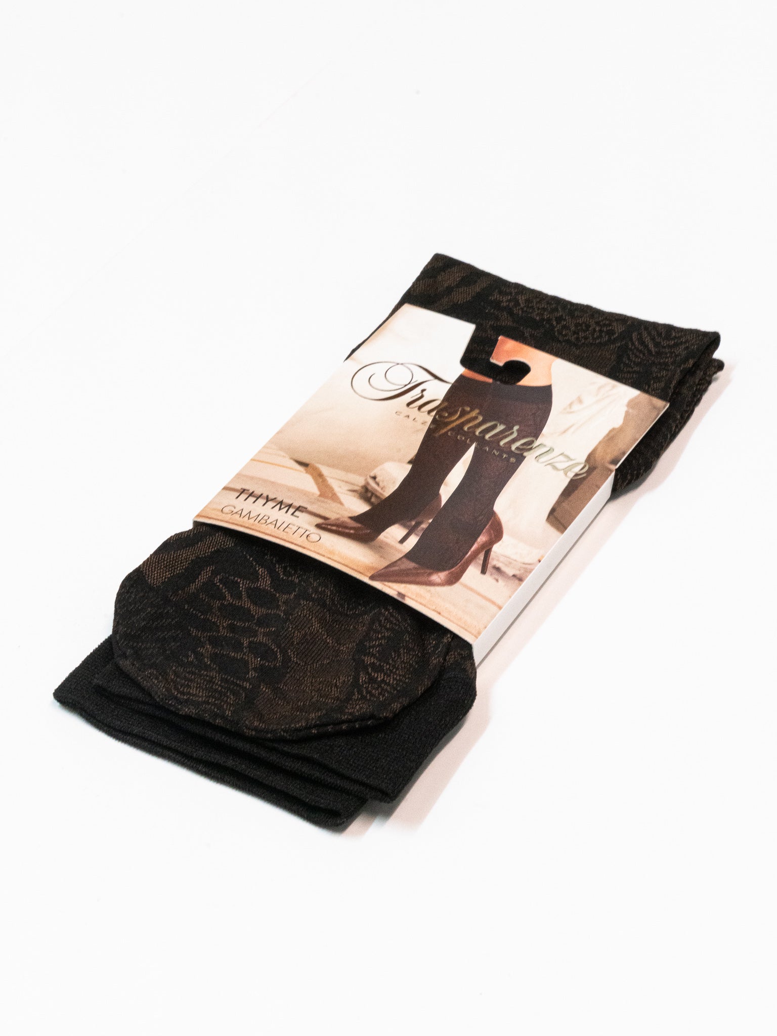 Trasparenze | Thyme Knee High Socks | Brown