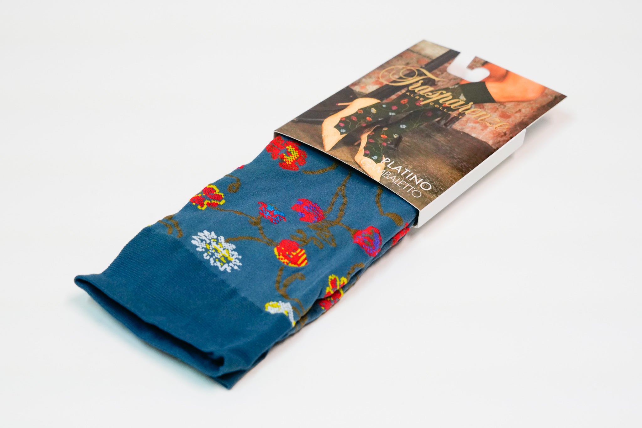 Trasparenze Platino Floral Knee High Socks