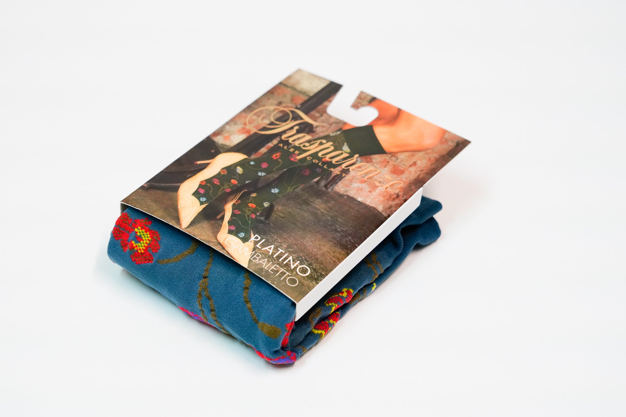 Trasparenze Platino Floral Knee High Socks