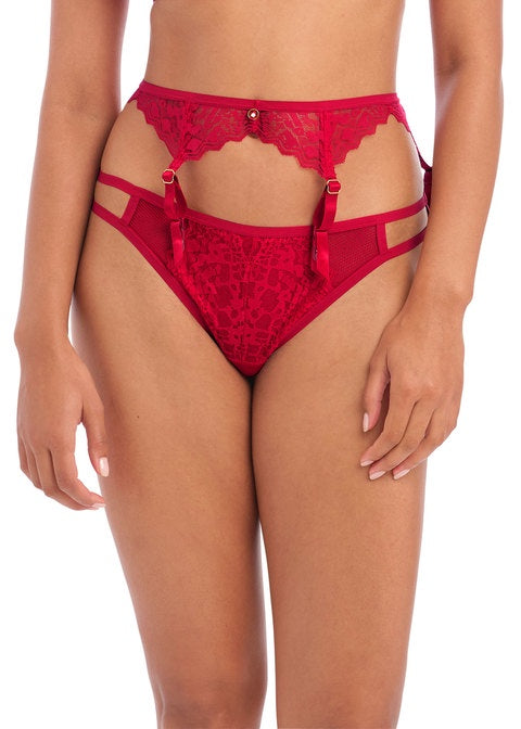 Freya | Temptress Suspender | Cherry