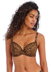 Freya | Wild Side Plunge Bra | Leopard