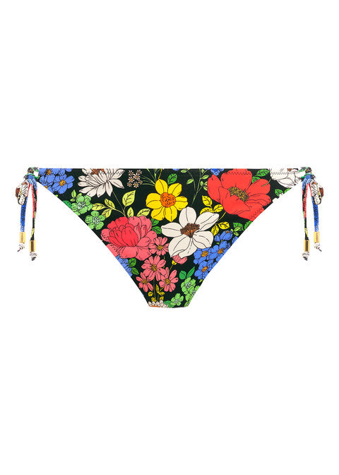 Freya | Floral Haze Tie Side Bikini Brief | Multi