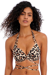 Freya | Halter Bikini Top | Animal Instinct