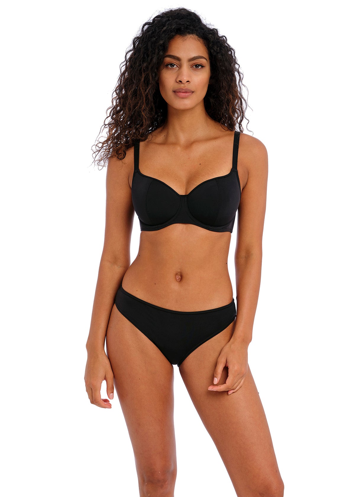 Freya | Jewel Cove Sweetheart Bikini | Black