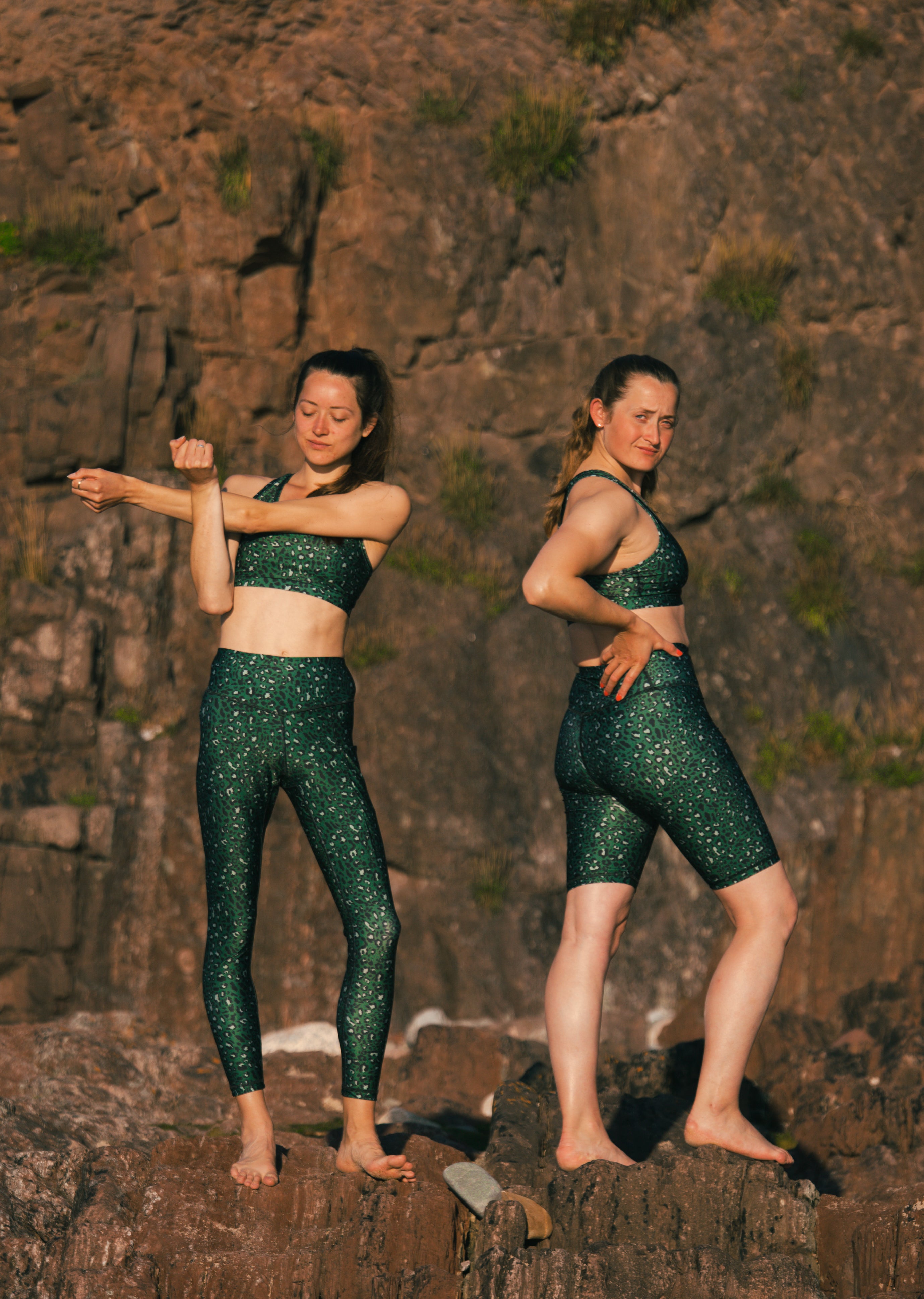 West 79 | Sports Bra | Green Leopard