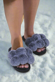 Pretty You London | Dolly Slippers | Black