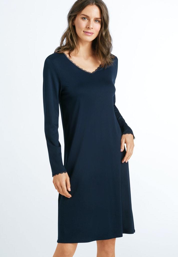 Hanro | Bea Cotton Long Sleeved Nightdress