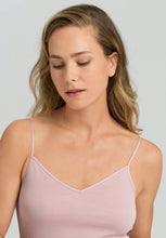 Load image into Gallery viewer, Hanro | Cotton Seamless Spaghetti Top | Pink
