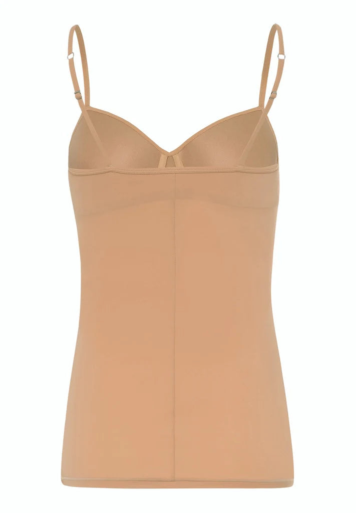 Hanro | Allure Padded Bra Top | Nude Beige