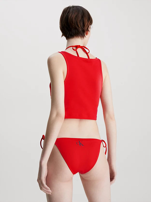 Calvin Klein | Ck Cropped Beach Tank Top | Red