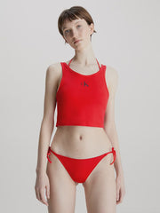 Calvin Klein | Ck Cropped Beach Tank Top | Red