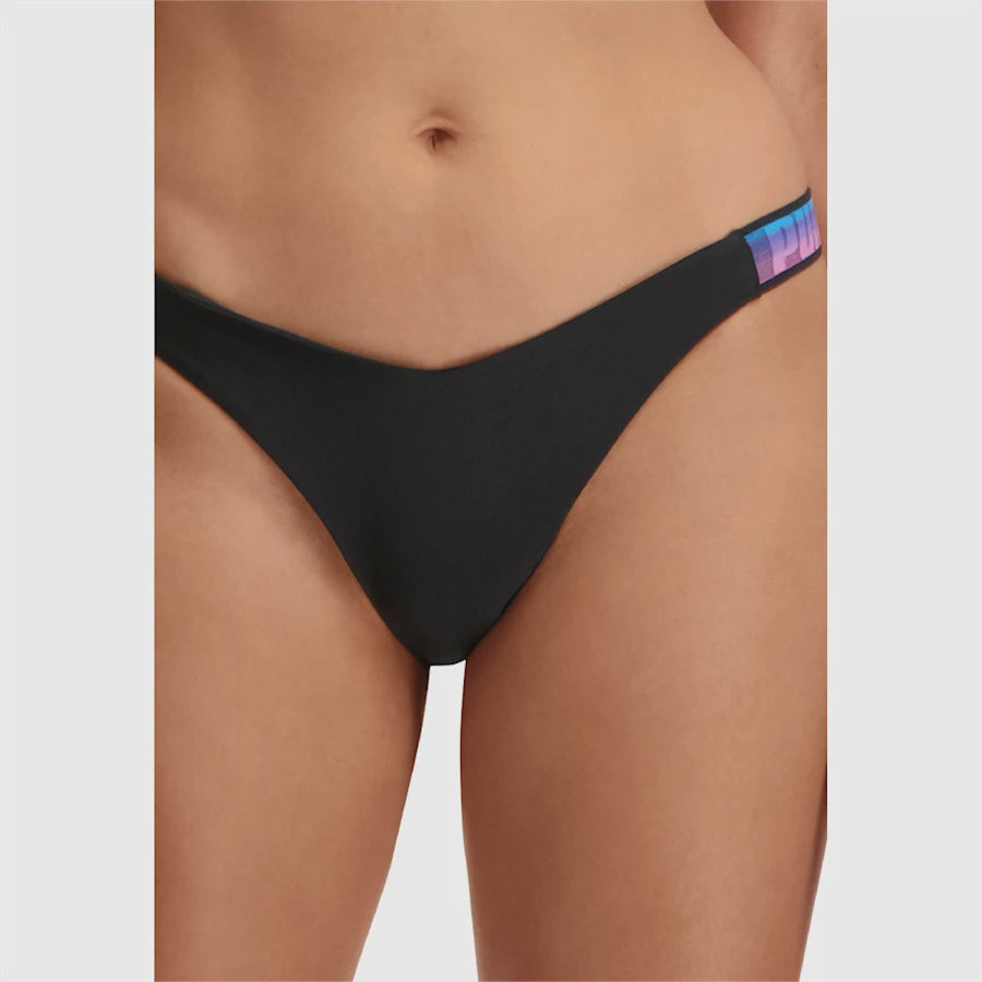 Puma | Brazilian Bikini Bottom | Black Combo