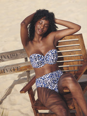 Panache Swim | Serengeti Bandeau | Blue Animal